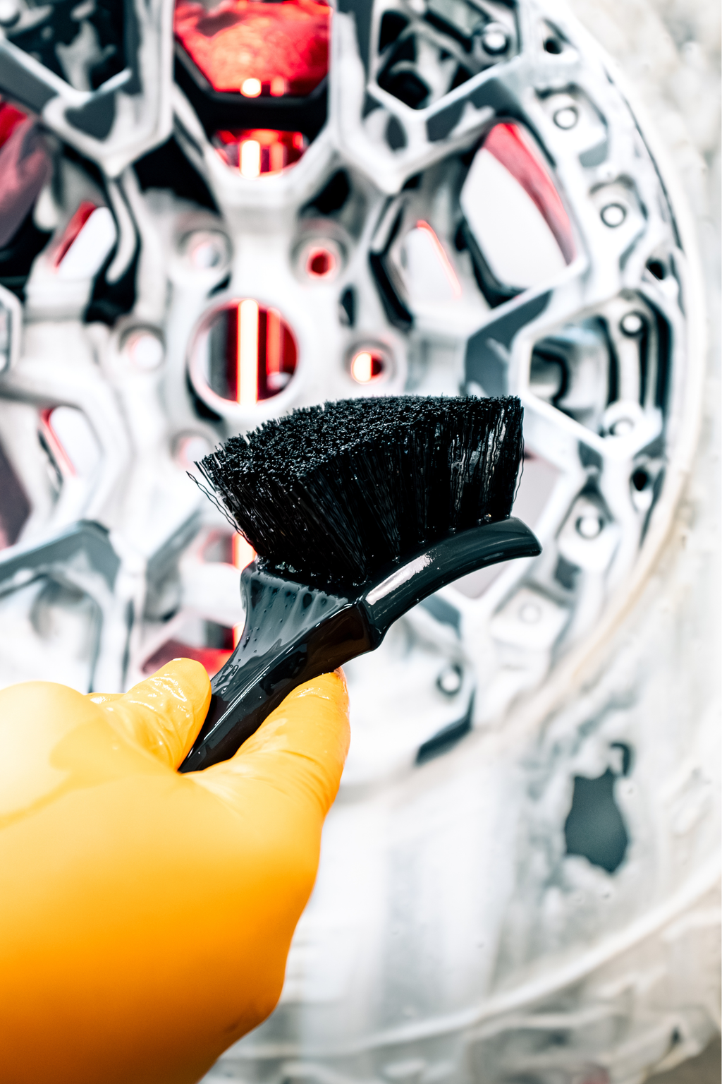 Deep-Clean Tire & Interior Scrub Brush