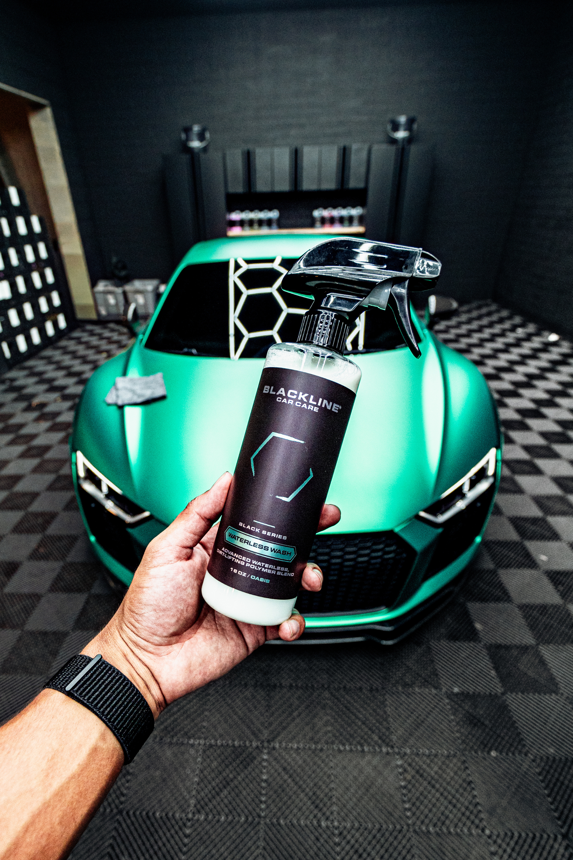BLACKLINE® Waterless Wash & Shine Spray
