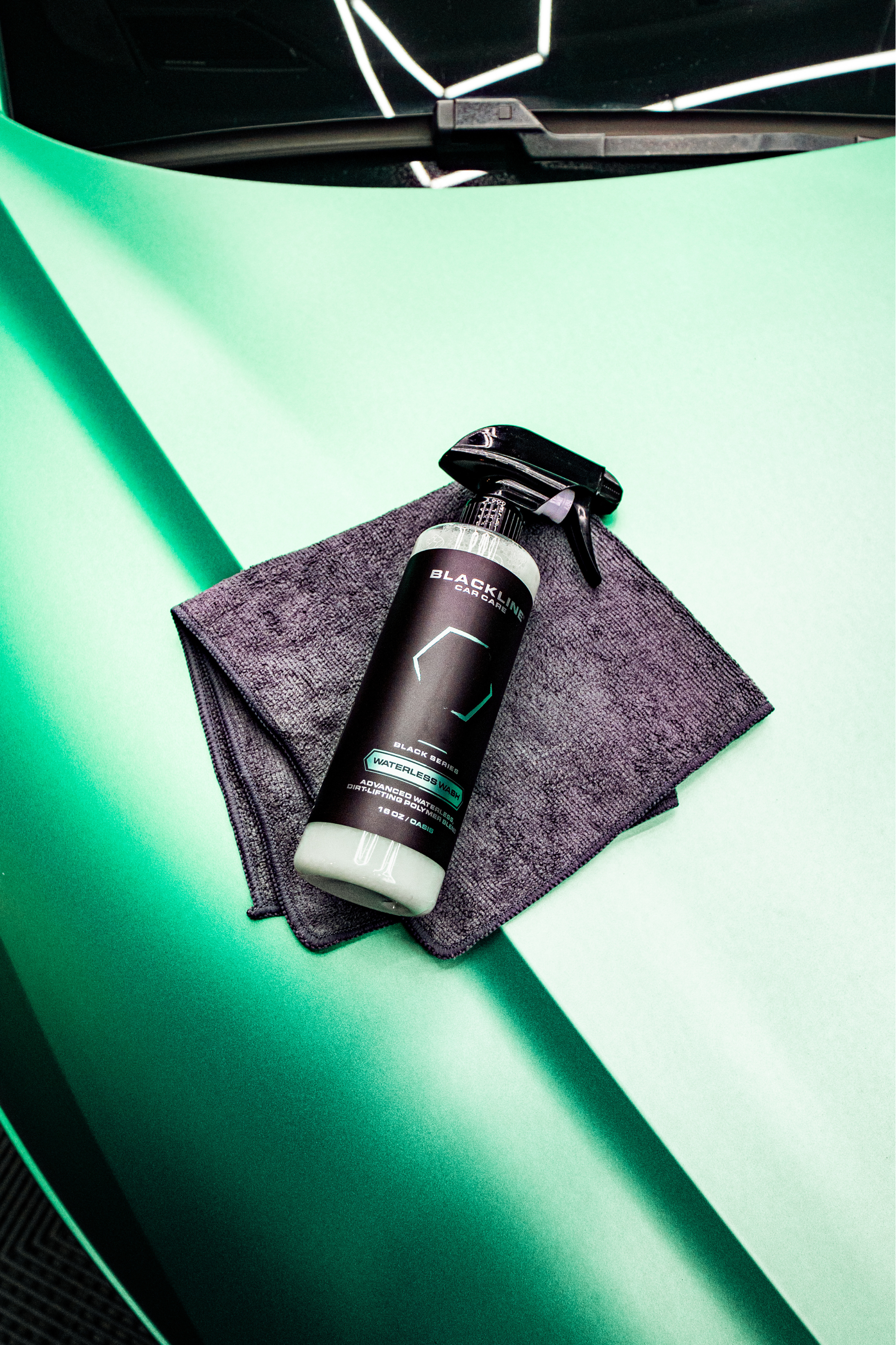 BLACKLINE® Waterless Wash & Shine Spray